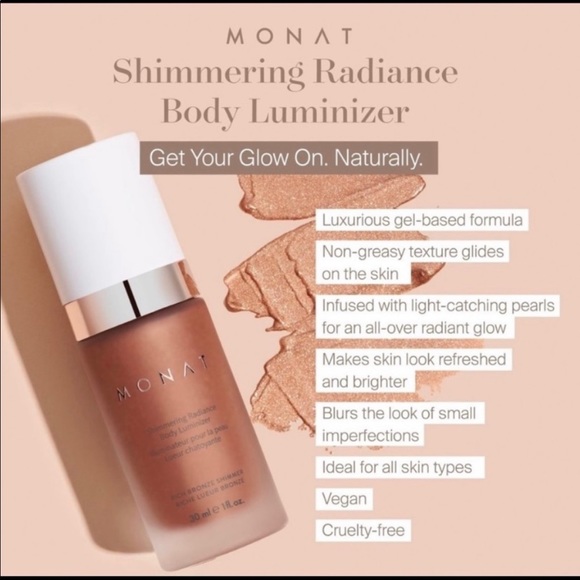 New/Unopened MONAT Shimmering Radiance Body Luminizer - Picture 3 of 4